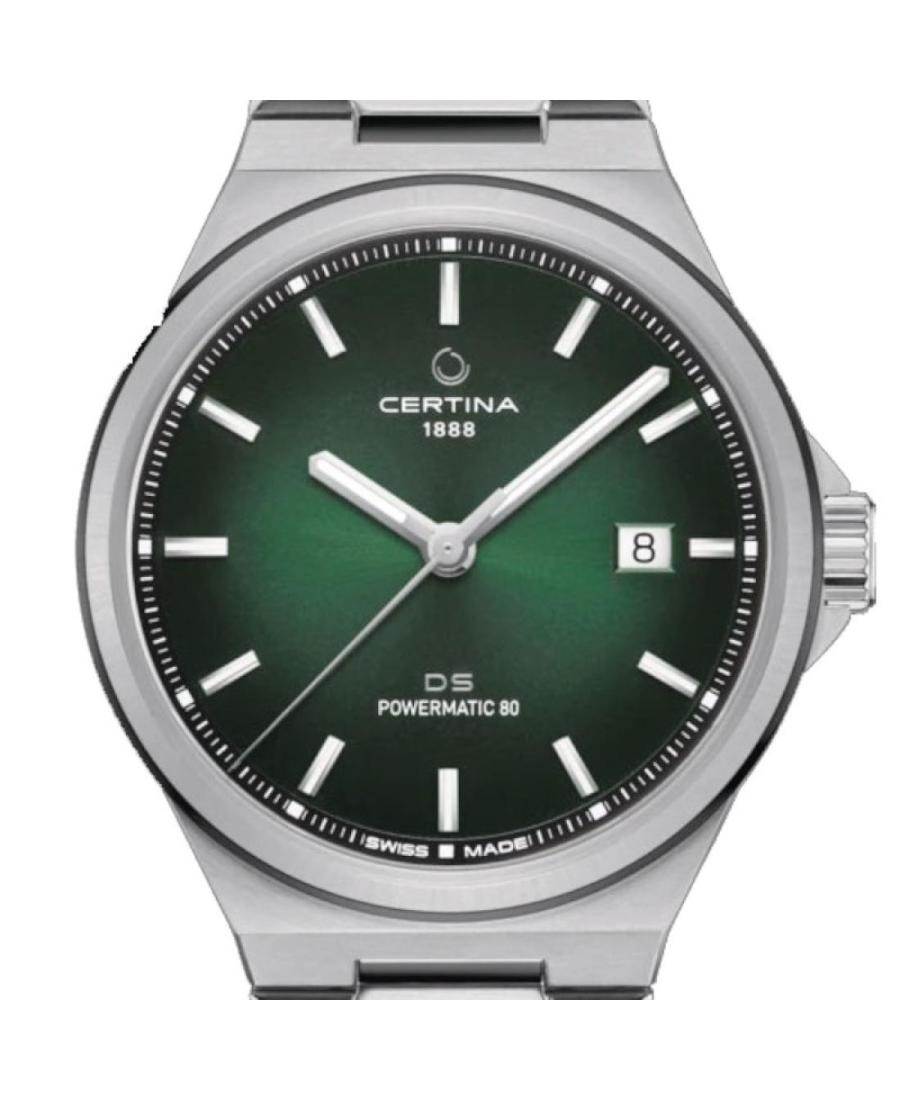 CERTINA Men Analog Automatic Casual Watch Classic Dress Green Dial Waterproof Ro