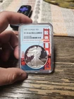 1987-S Proof Silver Eagle 1 oz NGC Golden Gate Bridge NGC PF70