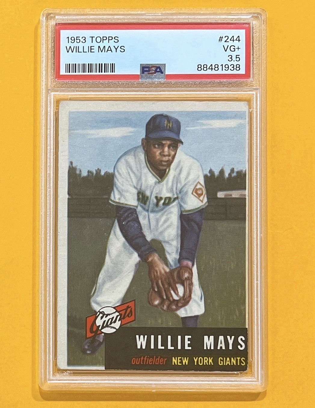 1953 Topps - #244 Willie Mays - PSA 3.5