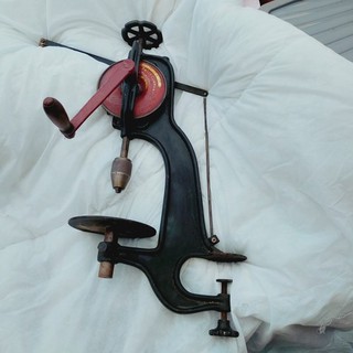 Rare Hand Crank Drill Press Goodell Pratt Company USA SPRING & BAR 22 Inch