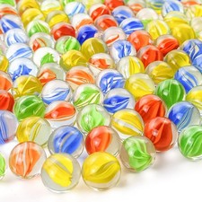 200PCS Glass Marbles Marble Collection Cat Eye Mix 4 Colors 16mm for Marble ...