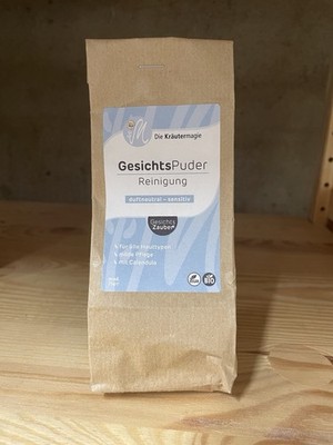 Die Kräutermagie - Gesichtspuder sensitiv,  Reinigung & Peeling 75g, NEU
