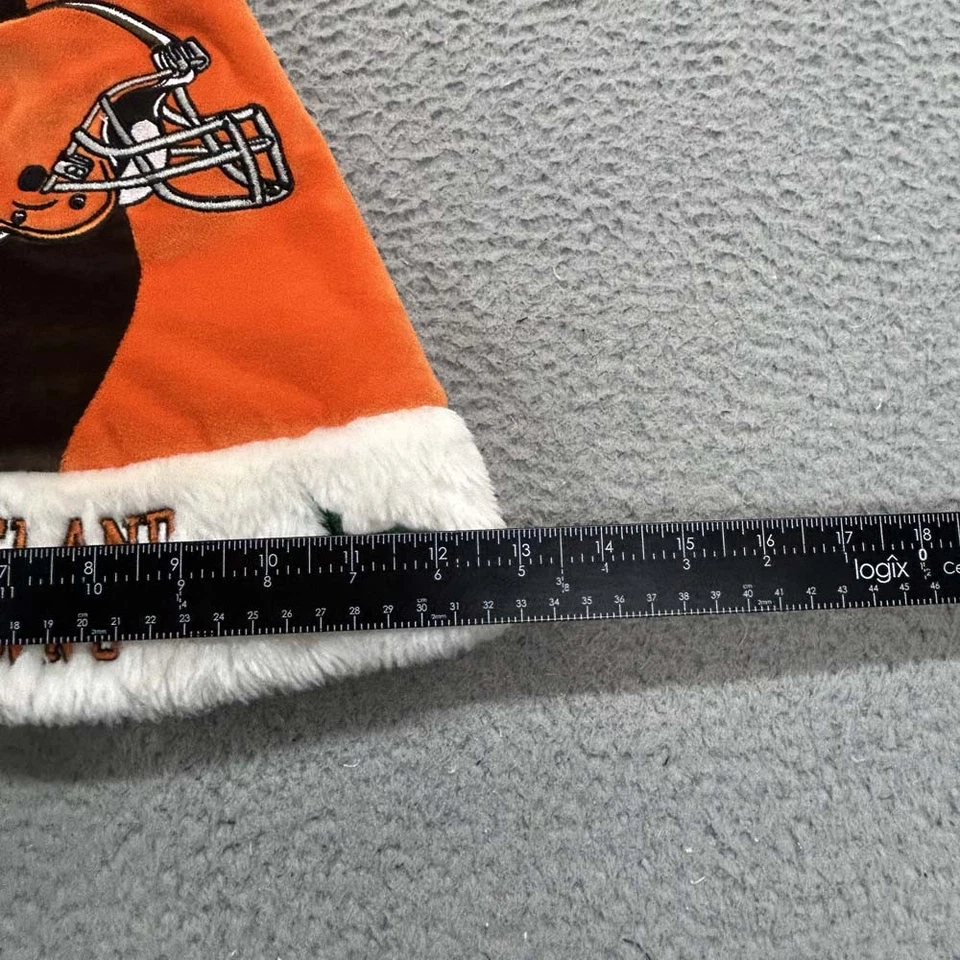 Cleveland Browns Santa Hat Cap Mens  One Size Forever Collectibles - Image 2 of 4