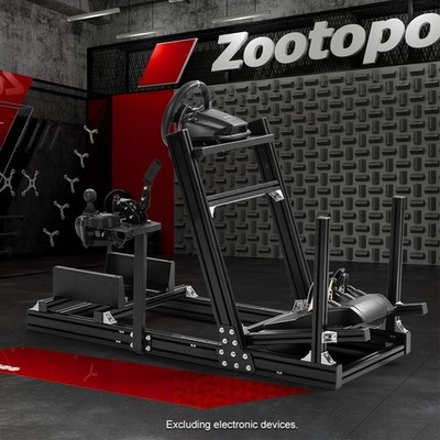 Zootopo 4080Aluminum Alloy Racing Simulator Cockpit Fit For Logitech G920 G923