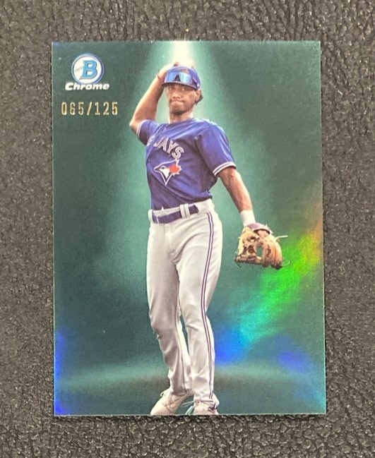 2024 Bowman Arjun Nimmala Spotlights Aqua /125 BS-15 SSP Toronto Blue Jays🔥🔥