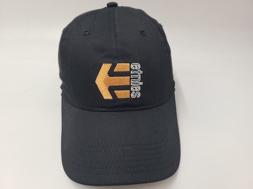Etnies Built by Skateboarding Strapback Cappello Regolabile Berretto Skate Uomo Donna Nero - Foto 1 di 11