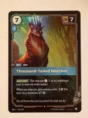 Riftbound Origins Thousand Tailed Watcher NM