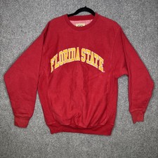 Florida State Sweatshirt M Steve and Barrys Vintage FSU Seminoles Football