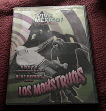 Santo Y Blue Demon Contra Los Monstruous RARE OOP DVD Carlos Ancira