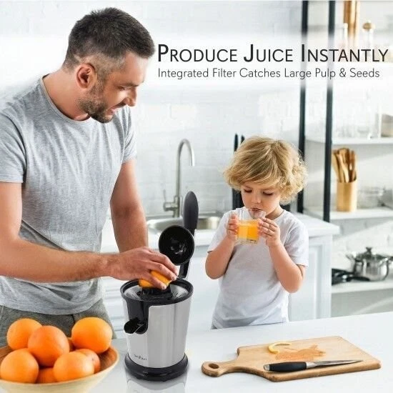 Exprimidor eléctrico de cítricos NUTRICHEF naranja 160 W exprimidor de jugo de frutas PKJCR305 Foto 4 de 4