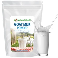 Z Natural Foods Goat Milk Powder, Full Cream, 5 lbs - Nutritious  Easy to Digest