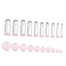 Unique 0.5mm Increments 14G-00g Comfy 1.6mm-6mm 14g-2g . /Yes, Both Ears. Pink