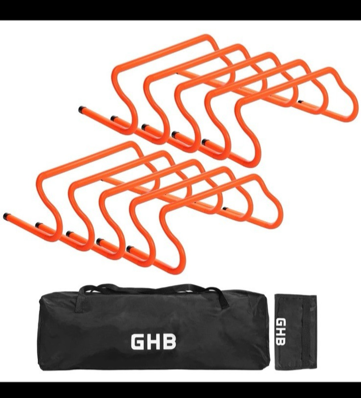 GHB Agility Hurdles Speed Agility Training Hurdles, Detachable Sturdy Hurdles...
