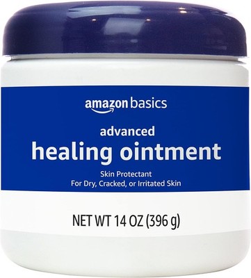 Amazon Basics Healing Ointment & Skin Protectant for Dry & Cracked Skin and Chap