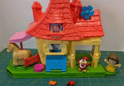 Fisher Price Little People Belle's Caring House Philippe Disney Princess 