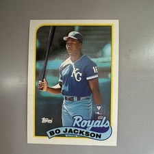 1989 Topps - #540 Bo Jackson (Misprint) Back of Card Is For The Nierko Brothers.