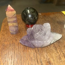 Healing Crystal LOT-Fluorite, Mookite + Labradorite!!!