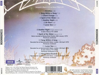 CAMEL MOONMADNESS [BONUS TRACKS] NEW CD