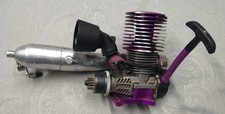 HPI k4.6 nitro engine with pull start and extras, Savage X Used