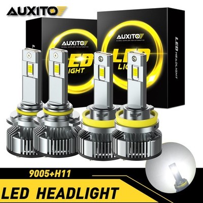 AUXITO LED Bulbs for Ford F150 2015-2021 H11 9005 Combo High Low Beam Headlight