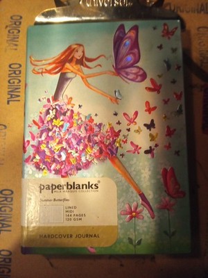 Paper Blanks Mila Marquis Collection Summer Butterflies Lined Midi 144 Pages