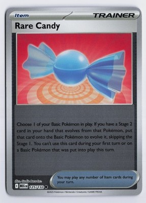 Rare Candy - MEG #125/132 ME01: Mega Evolution Reverse Holofoil NM