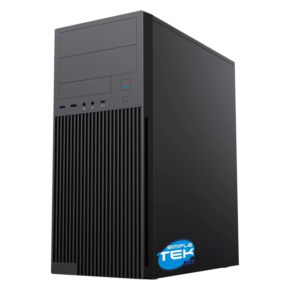 ATX Micro-ATX Mini-ITX Case With 500W Power Supply 2 X 5.25 + 1 X 3.5" USB-C - Image 3 of 4