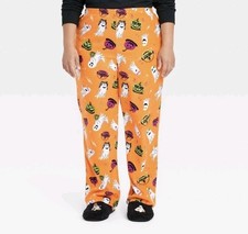 Hyde Eek PJ Pajama Pants Halloween/Orange/Ghosts/Pumpkins Size XL NWT