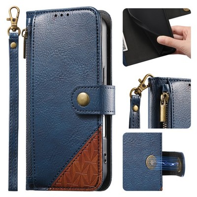 Leather Flip Stand Zipper Wallet Case For iPhone 17 Pro Max Air 16 15 14 13 12 