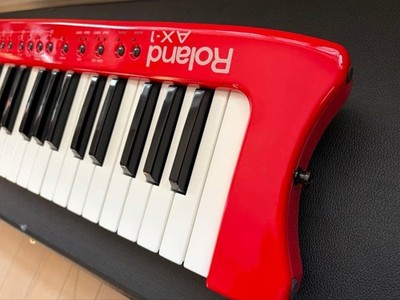 Roland AX-1 Red Keyboard Keytar MIDI Controller Musical Instrument