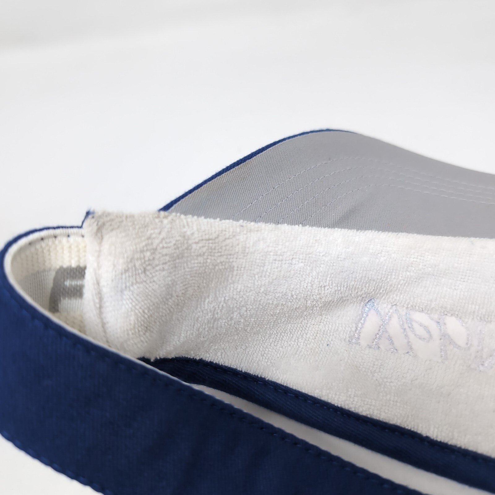 Web MD Stretchable Fitted Sun Visor Cap Blue One … - image 9