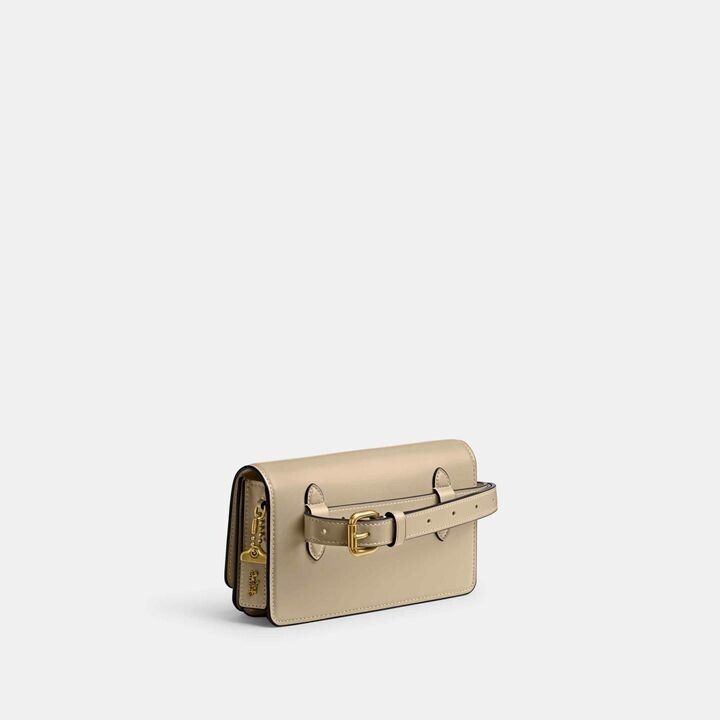 COACH NWT CJ826 Luxe Refined Bandit Belt Bag B4/IVORYLeather COACH NWT CJ826 Luxe Refined Bandit Belt Bag B4/IVORYLeather