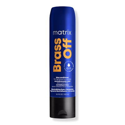 Matrix Brass Off Blue Pigmented Conditioner for Lightened Brunettes - 10.1 oz