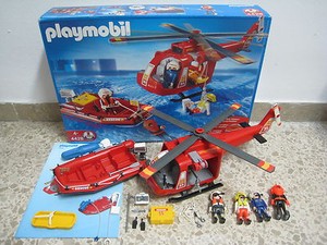 helicoptero rescate playmobil