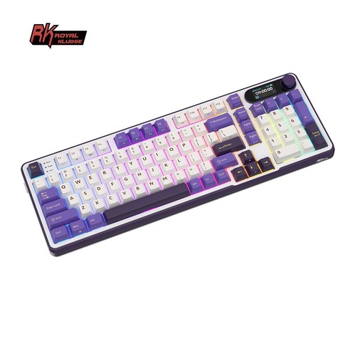 RK Royal Kludge RK S98 98-Keys Tri-Mode Wired Bluetooth 2.4G Wireless Keyboard - Picture 42 of 47