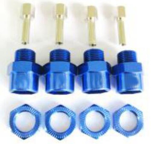 Aluminum metal 12MM to 17MM Extended Wheel Hex Hub 4PCS For 1/10 RC Car - Picture 7 of 21
