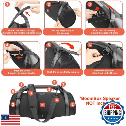 Cinghia da viaggio Desing Wish compatibile con JBL Boombox/Boombox 2 Speak - Foto 3 di 5