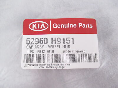 Genuine OEM Kia 52960 H9151 Hub Cap Wheel Cover Assembly 2018-2020 Rio