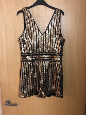 gold playsuit uk