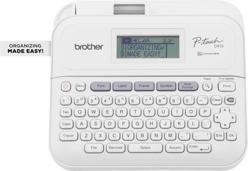Brother P-touch PT-D410 18 mm 3/4" Etikettendrucker KOSTENLOSER VERSAND & A/C-ADAPTER NEU IM KARTON - Bild 2 von 9