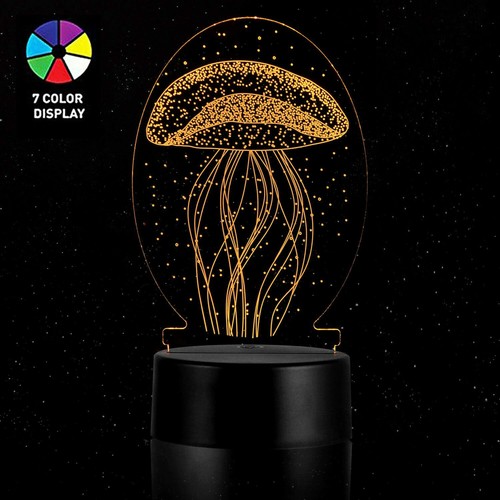 3D Night Light Touch Bedside Lamp 7 Colors Changing LED Lamps Perfect Gifts - Picture 21 of 29