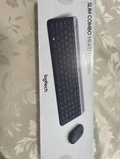 Logitech - MK470 Slim Wireless Keyboard and Mouse Combo - Graphite