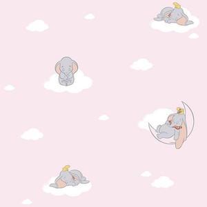 Du3020 2 Magical Kingdom Pink Disney Dumbo Galerie Wallpaper Ebay