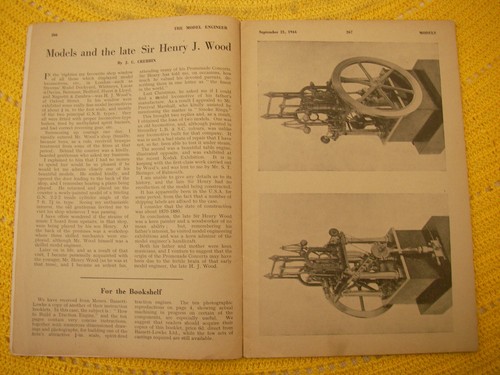 Vintage Model Engineer Magazine 21st September 1944 Trains Boats Cars etc. - Picture 2 of 8
