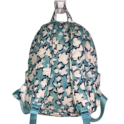 Vera Bradley backpack floral, pastel, flowers, blue, aqua  display picture 2