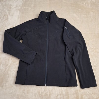 Snozu Jacket Women's XL Black Ful Zip Insulated Arm Pocket Winter Coat Ski