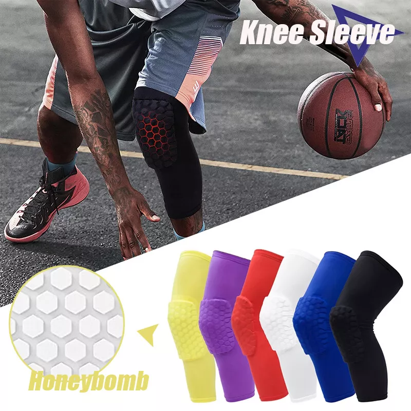 Basketball Knee Pads Compression Leg Sleeve Crashproof Honeybomb Sport  Protector