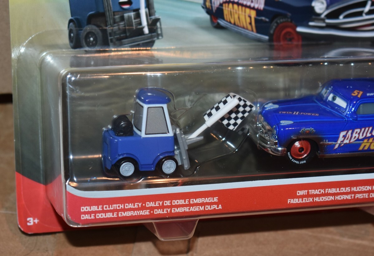 Disney Pixar Cars DOUBLE CLUTCH DALEY & DIRT TRACK FABULOUS