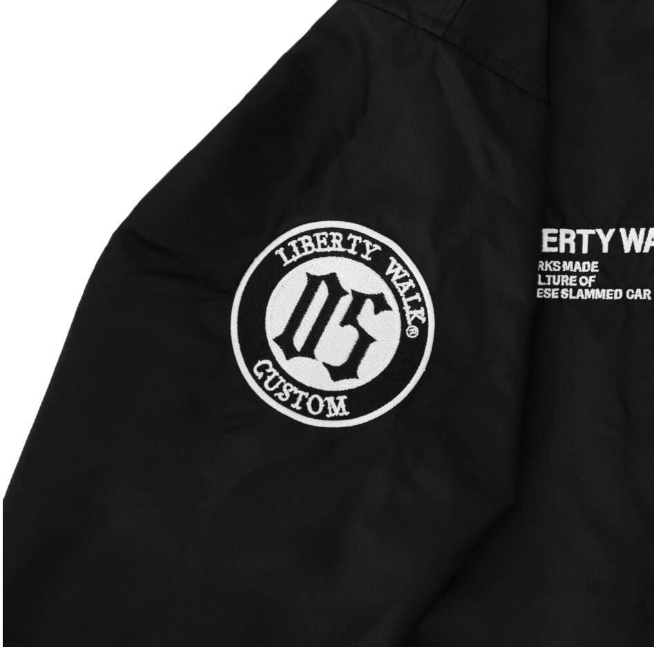 Liberty Walk LB Thorn Logo Coach Jacket Black OT54-BK | eBay