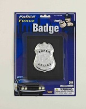 Police Badge on Wallet Costume Accessory